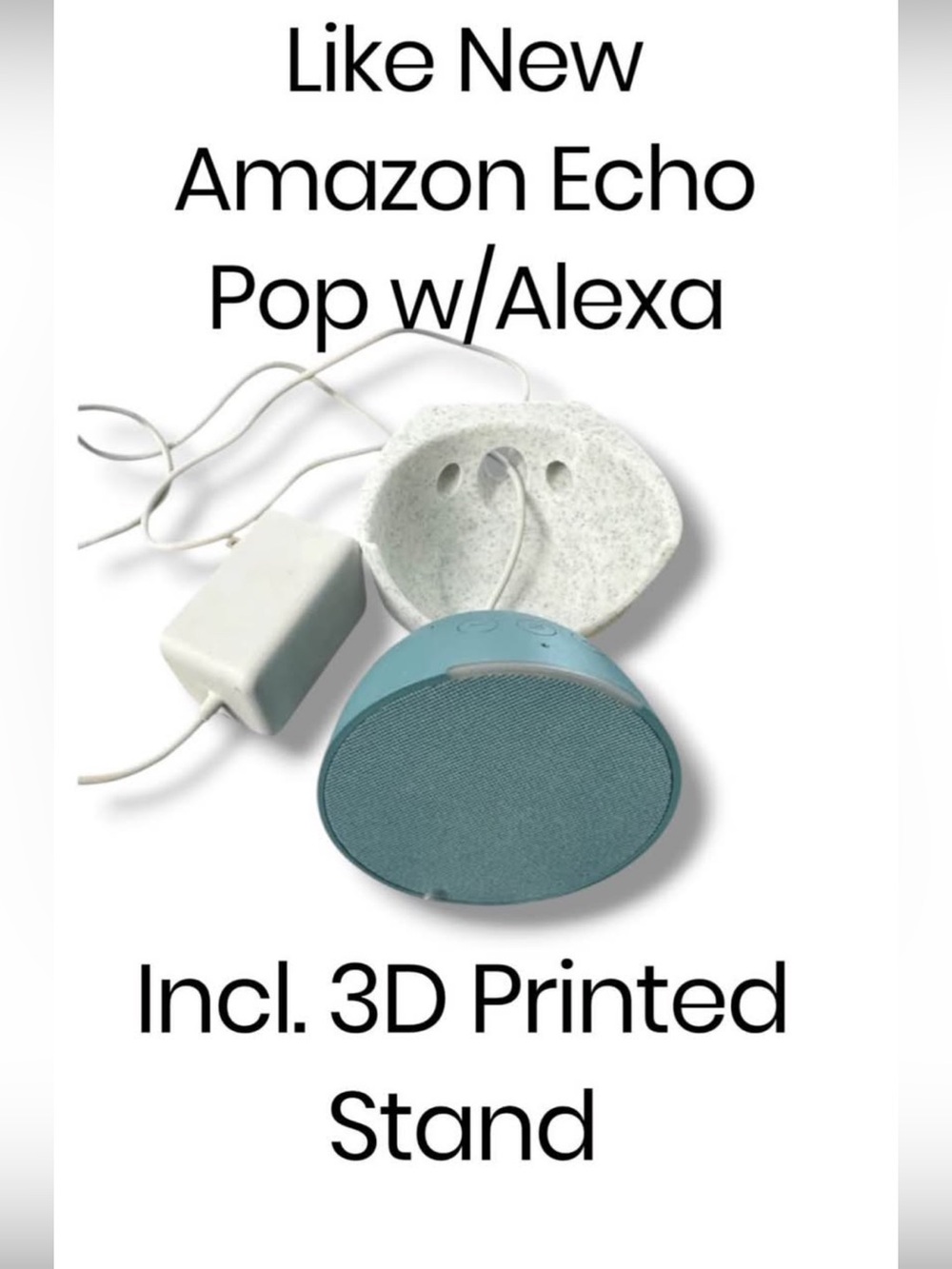 Smarthome Lot Teal Amazon Alexa Echo Pop 3 Smart Plugs Echo Pop Stand